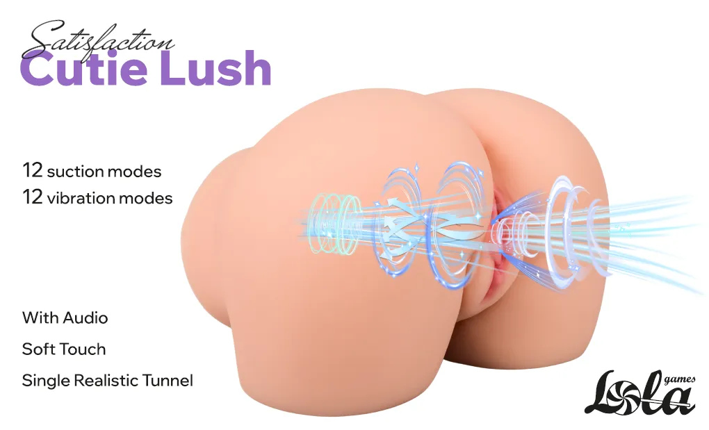 мастурбатор с вибрацией и всасыванием cutie lush 2109-01lola в 