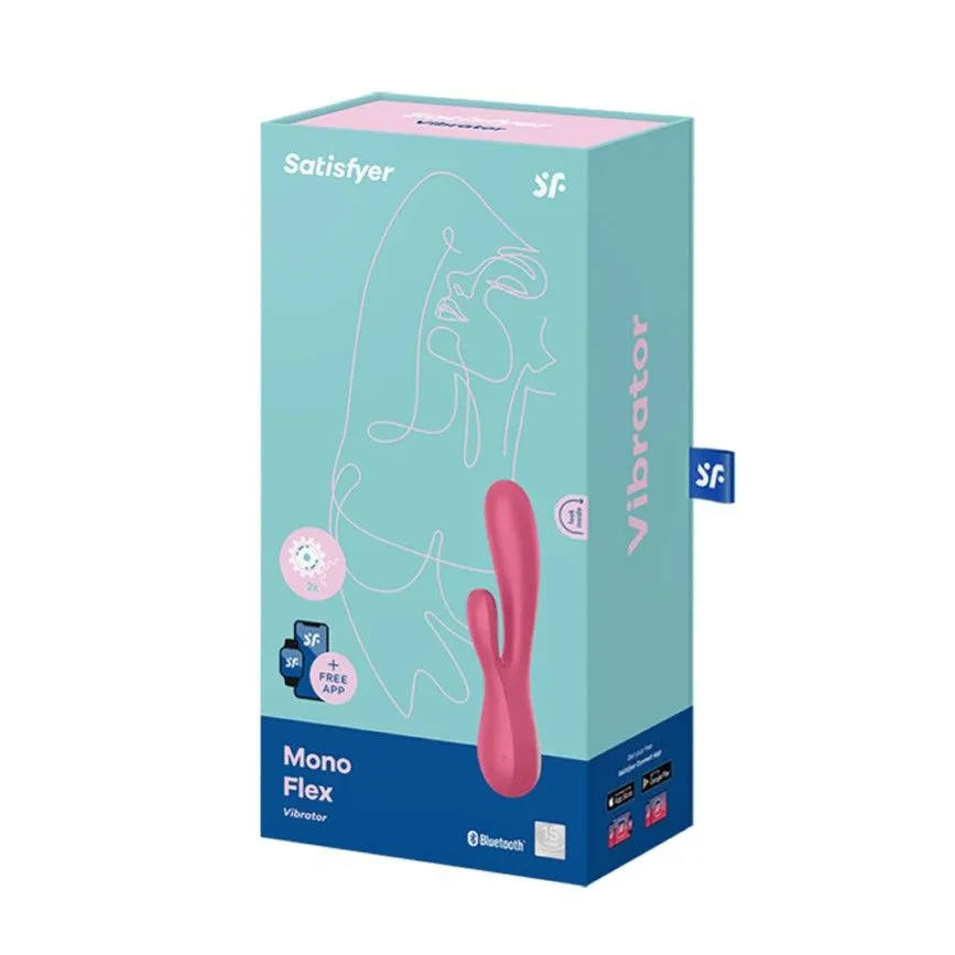 вибростимулятор satisfyer mono flex, красный в 