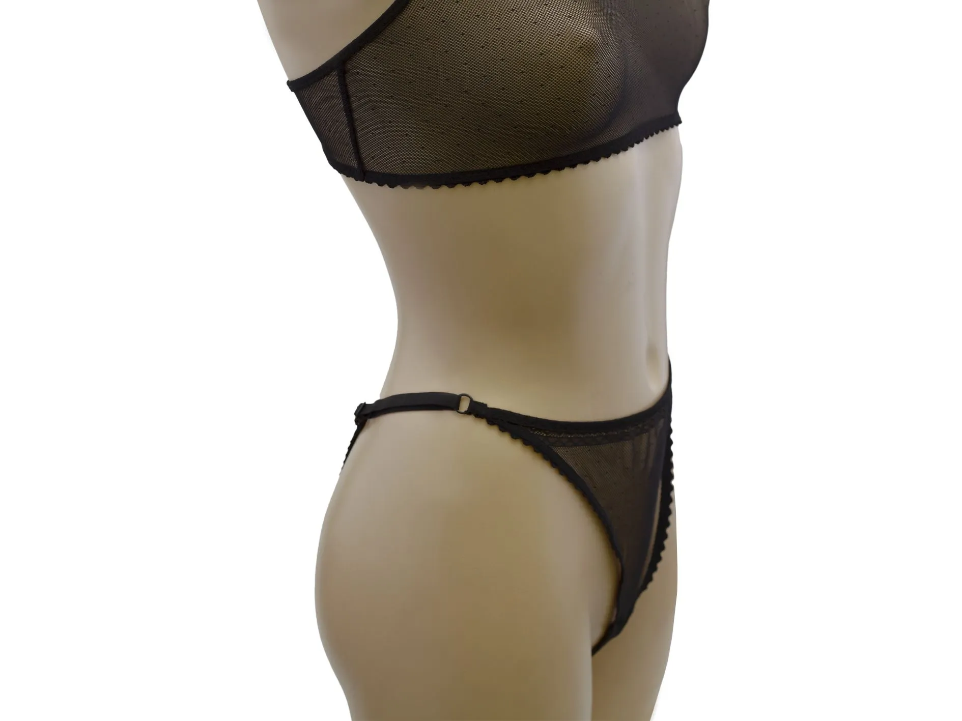 Эротическое комплект sunner, черный в 