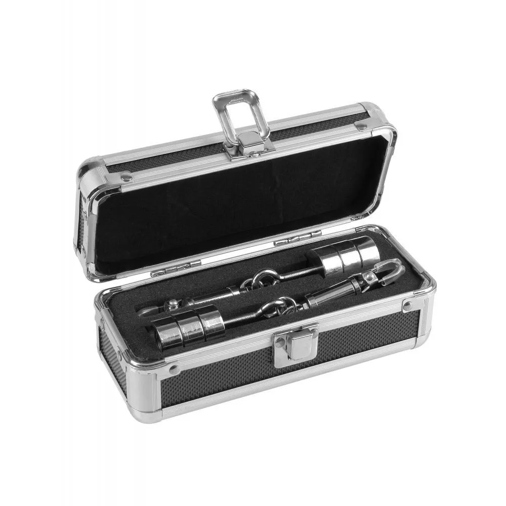 зажимы pipedream metal worx nipple clamps, с грузом в 