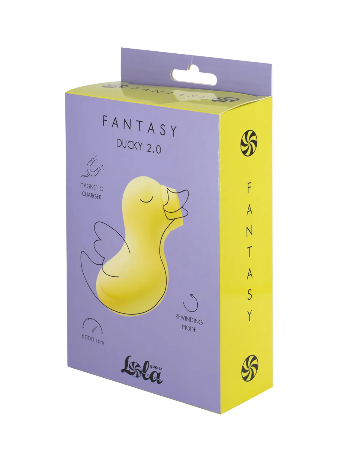 вакуумный стимулятор fantasy ducky 2.0 yellow 7913-01lola в 
