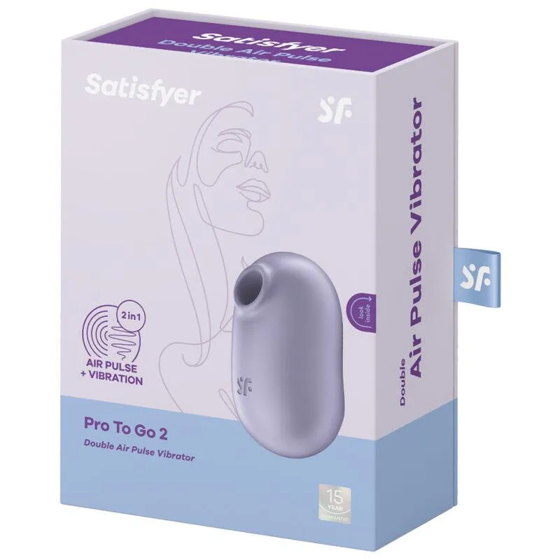 вакуумный массажер satisfyer pro to go 2 violet 045122sa в 