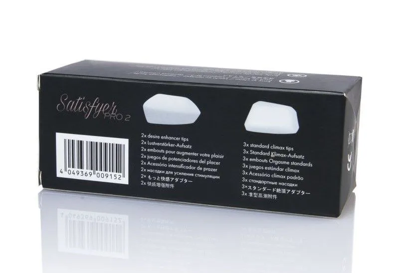 набор дополнительных насадок для satisfyer pro 2, 5 штук в 