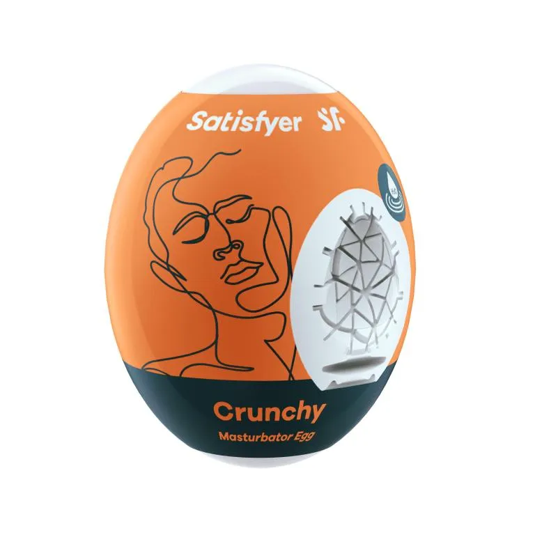 мастурбатор-яйцо satisfyer crunchy mini masturbator в 