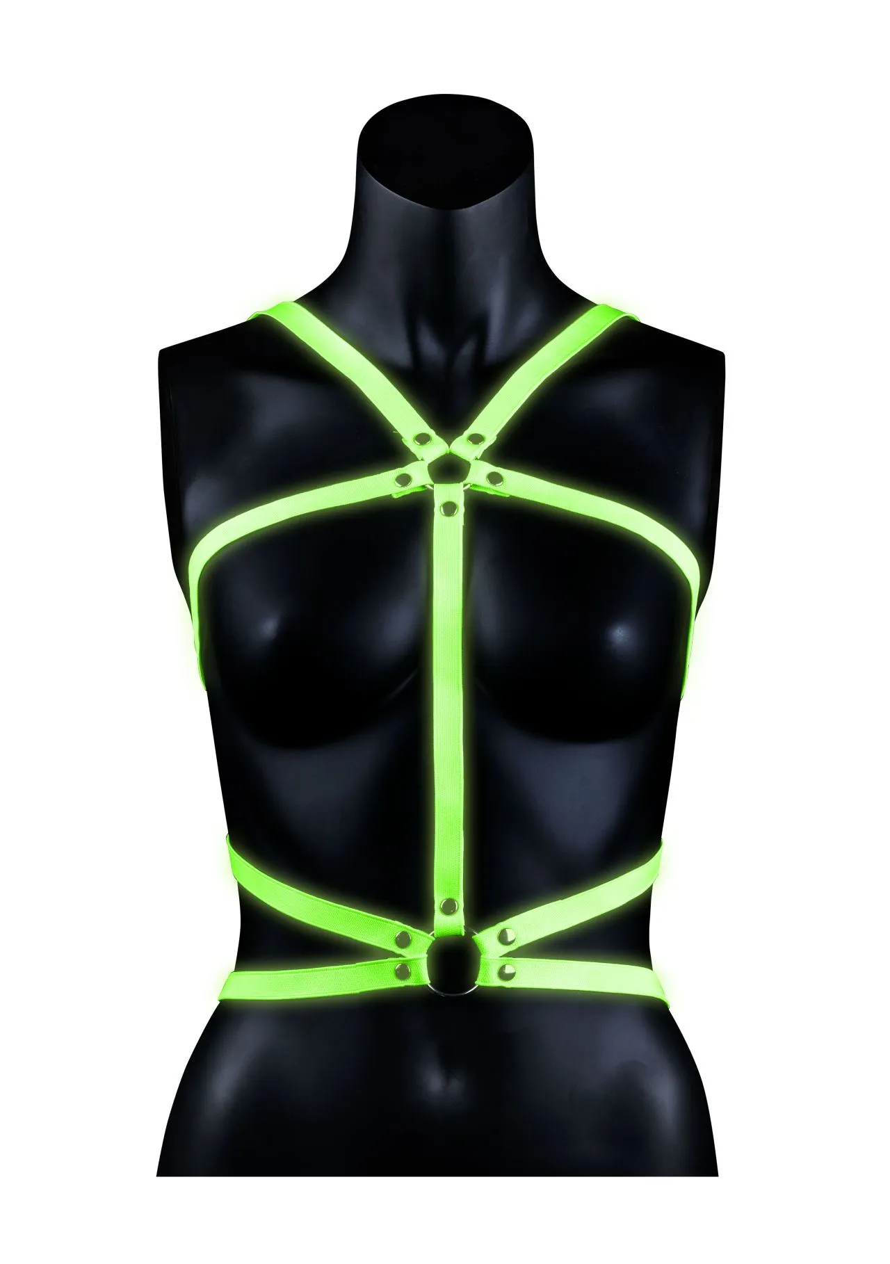 портупея body harness - glow in the dark (l/xl) в 