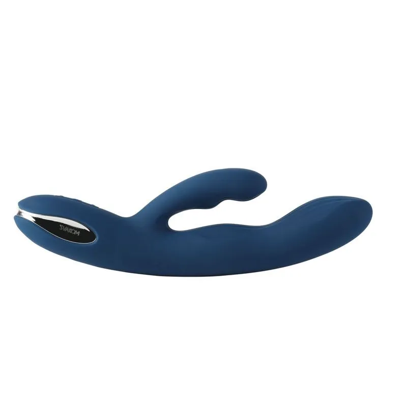 вибромассажер с пульсацией svakom aylin, синий в 