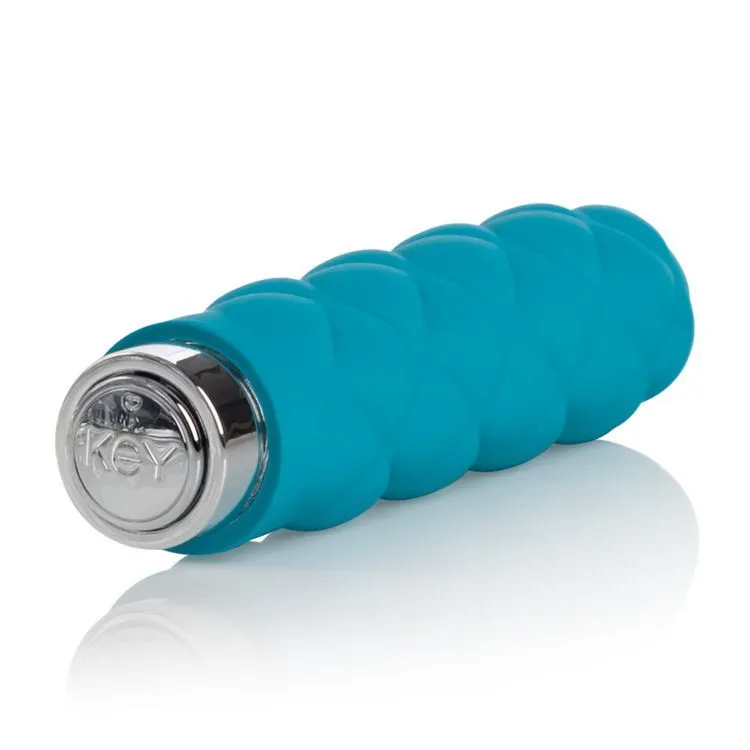 вибратор california exotic novelties key by jopen charms plush, голубой в 