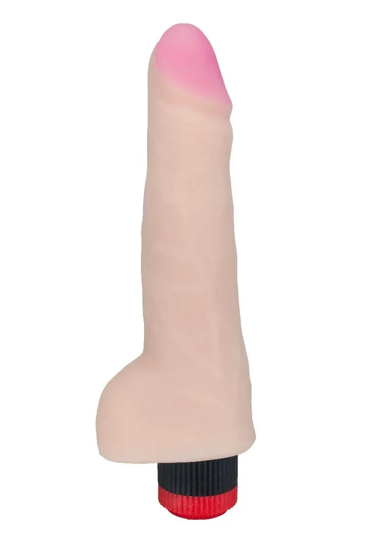 вибратор lovetoy реалистичный, телесный в 