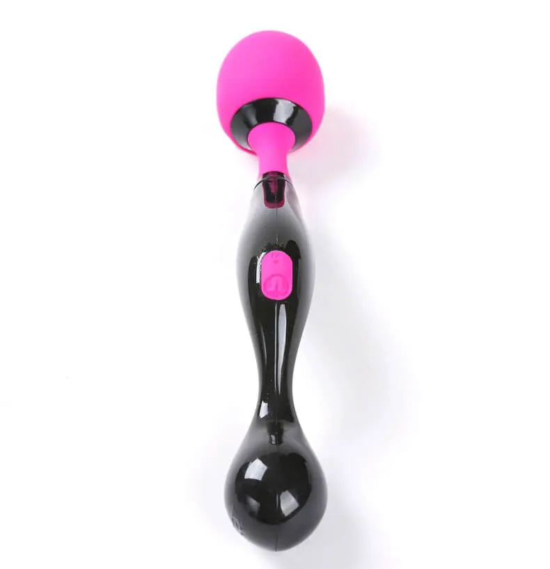 вибратор adrien lastic symphony, черно-розовый в 