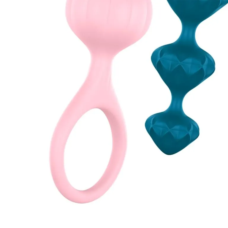 набор анальных цепочек satisfyer love beads (set of 2)  - разноцветный в 