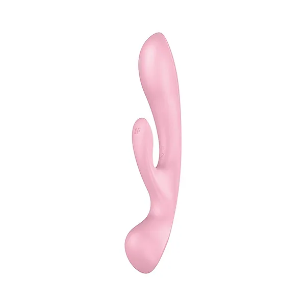 Нереалистичный вибромассажер Satisfyer Triple Oh, розовый