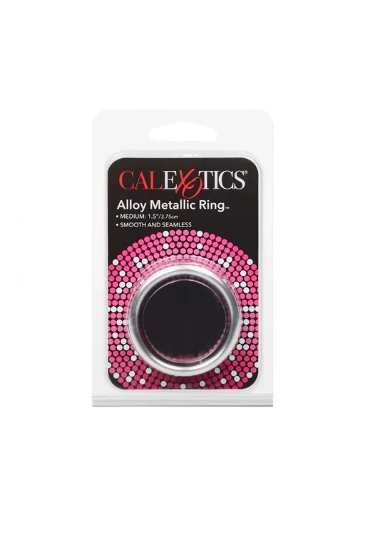 эрекционное кольцо среднего размера alloy metallic ring medium в 