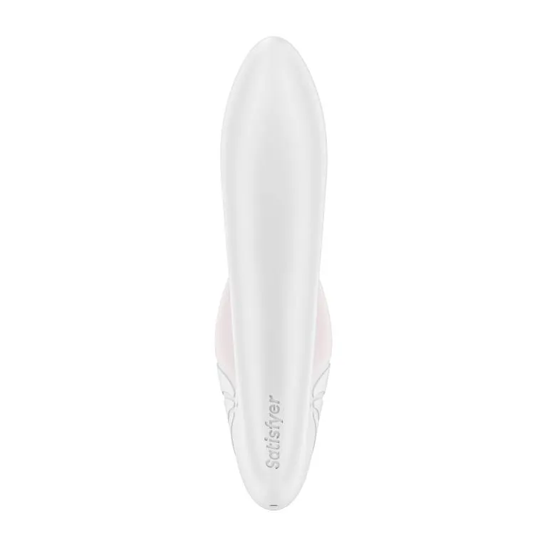 вибратор с вакуумным стимулятором satisfyer supernova (белый) в 