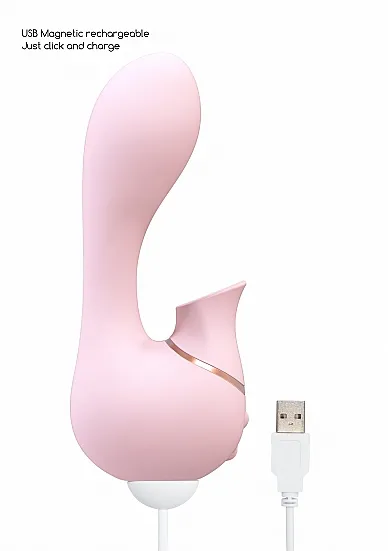 вакуумно-волновой стимулятор mythical розовый в 