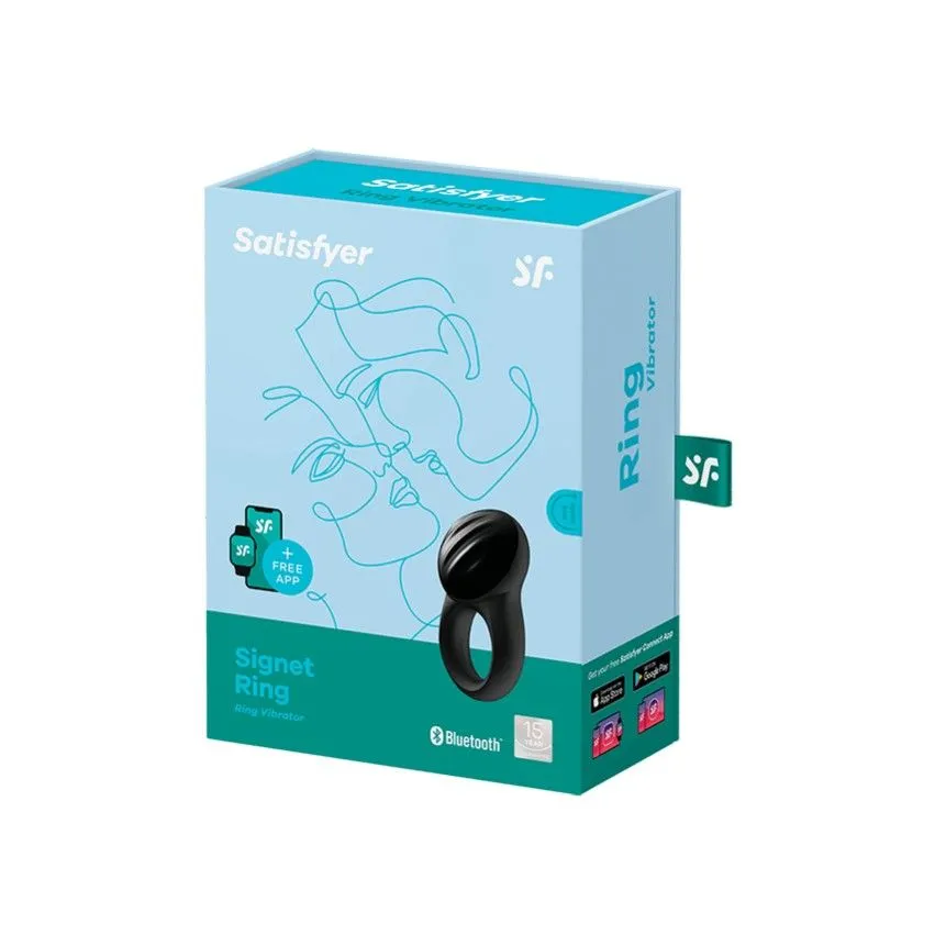 кольцо с вибрацией satisfyer signet ring в 