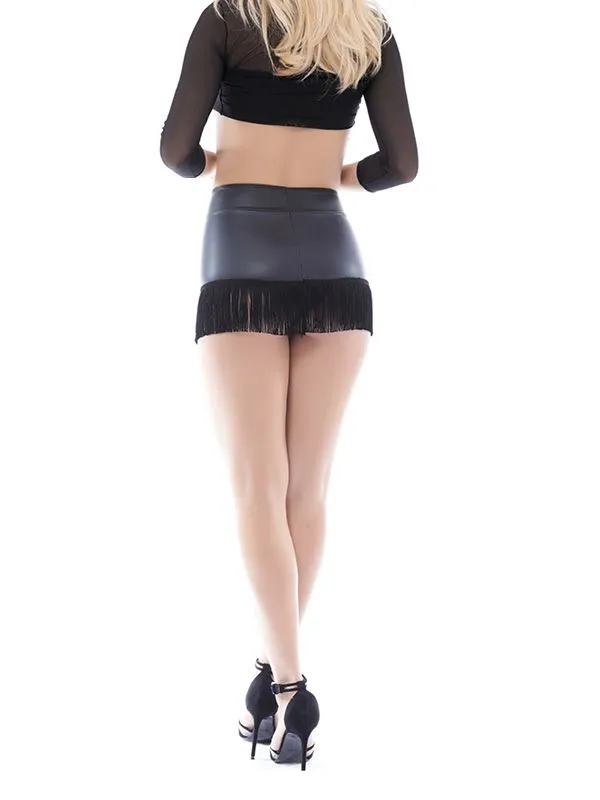 Эротическое шорты из экокожи sheila в 