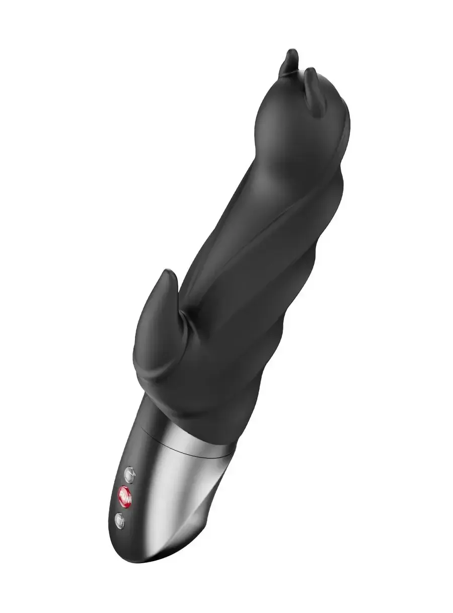 вибратор fun factory darling devil, силикон, черный, 20,5 см в 