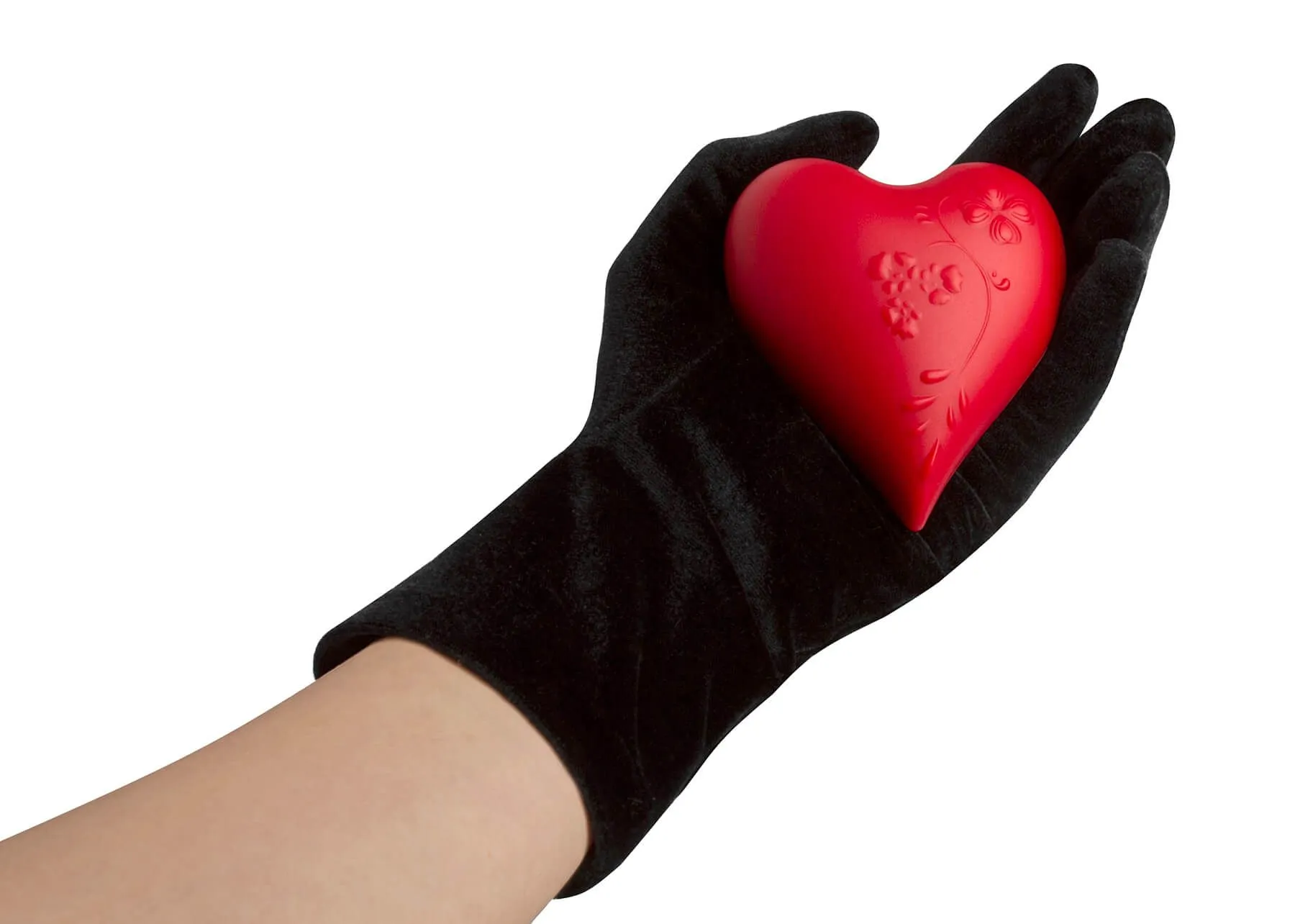 универсальный массажер noire fontaine coeur damour сердце, красный в 