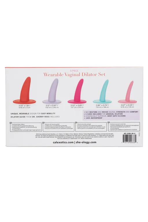 набор she-ology и 5 универсальных расширителей для активной половой жизни в 