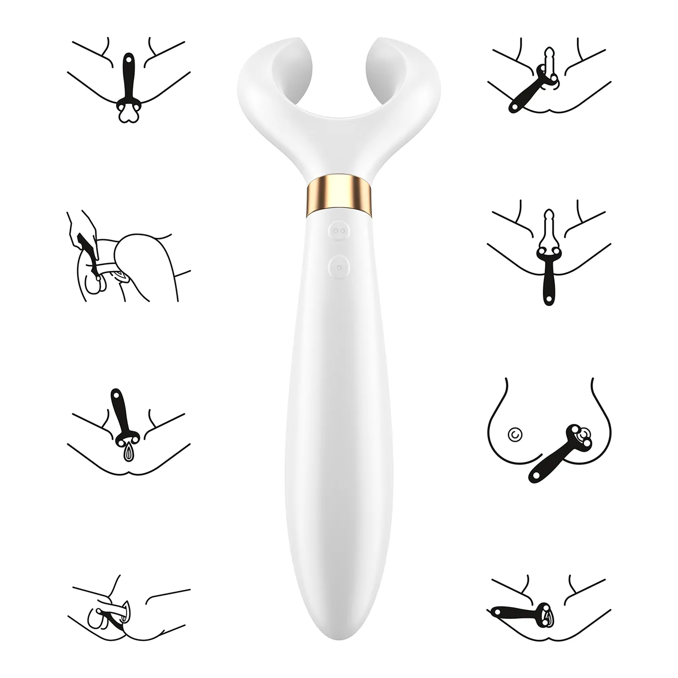 вибромассажер для пары satisfyer endless fun white 001043sa в 