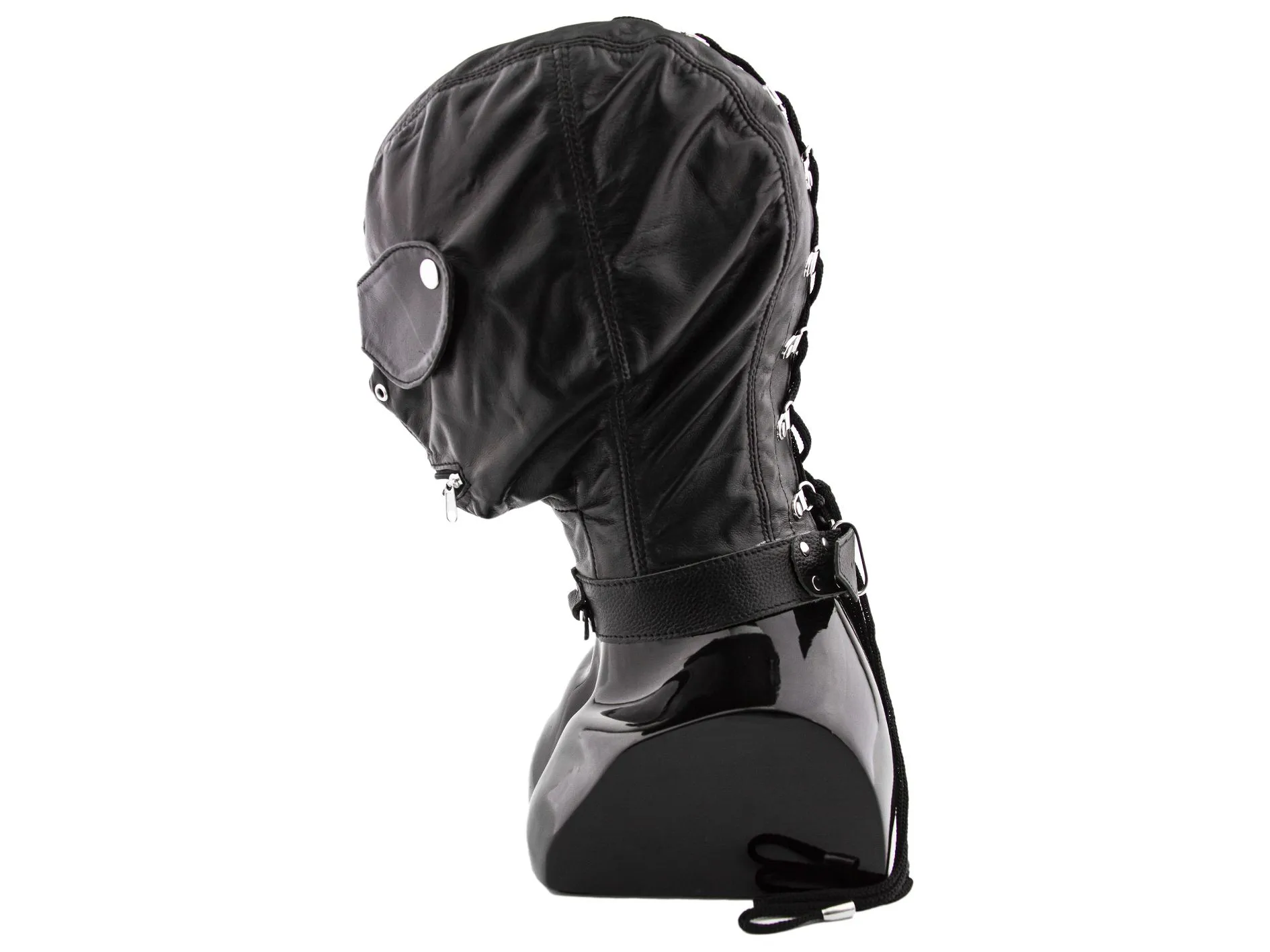 шлем pinkrabbit с ошейником и шорами, черный в 