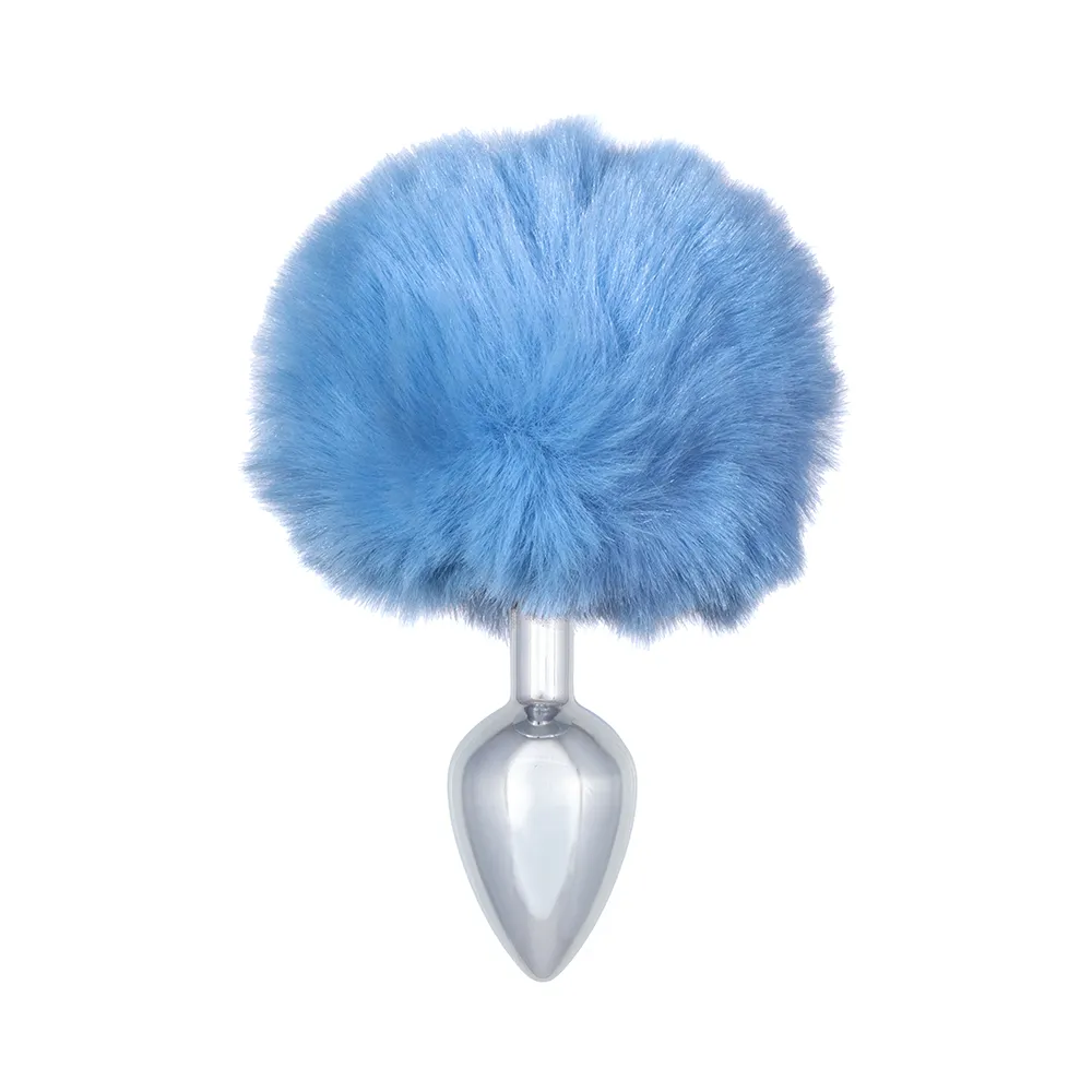 анальная пробка с хвостом diamond twinkle blue 4018-03lola в 