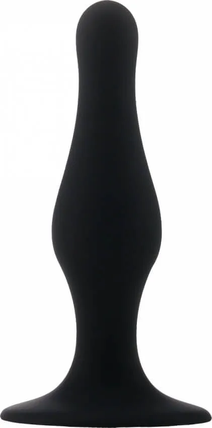 Анальная пробка на присоске Shots Toys S, черная