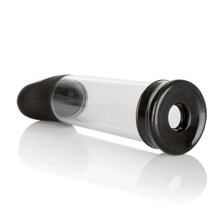 помпа california exotic novelties apollo rechargeable power pump, прозрачная в 