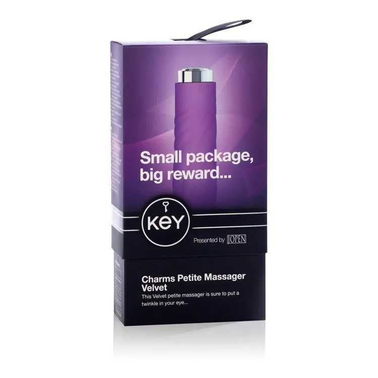 вибратор california exotic novelties key by jopen charms velvet, фиолетовый в 