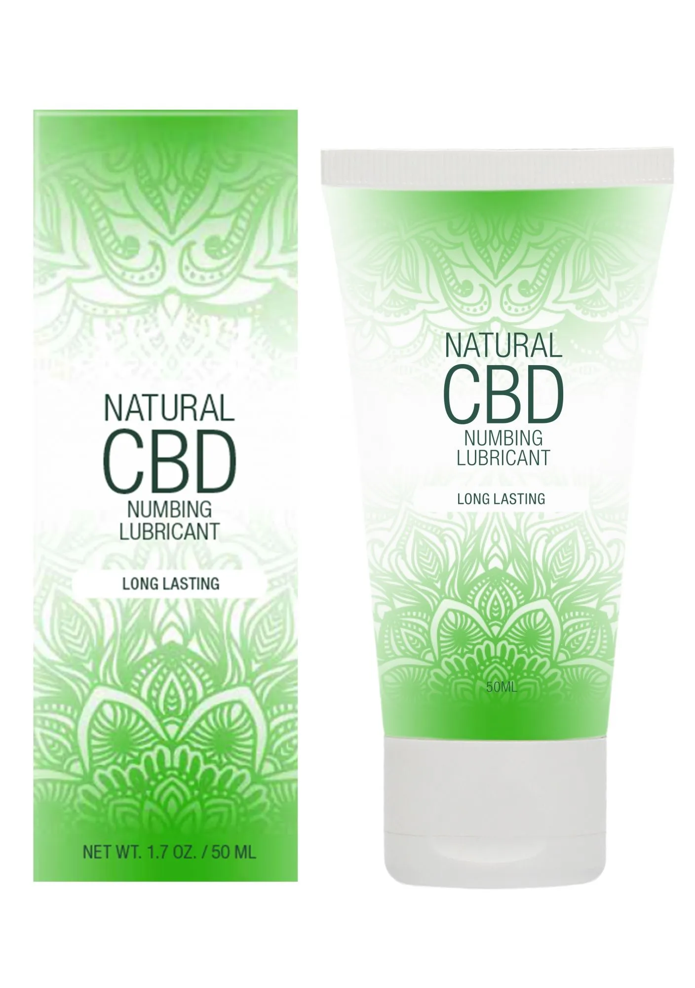 Продлевающий лубрикант Numbing Natural CBD, 50 мл