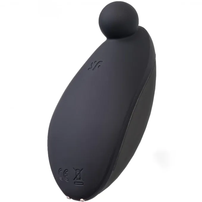 вибростимулятор клитора satisfyer spot on 2, черный, 9 см в 