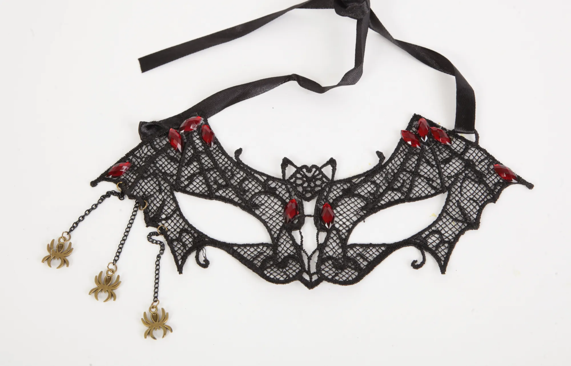 Маска летучая мышь с цепочками 47319-MM