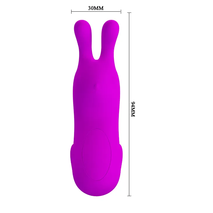 клиторальный стимулятор на палец pretty love finger bunny bi-014605 в 