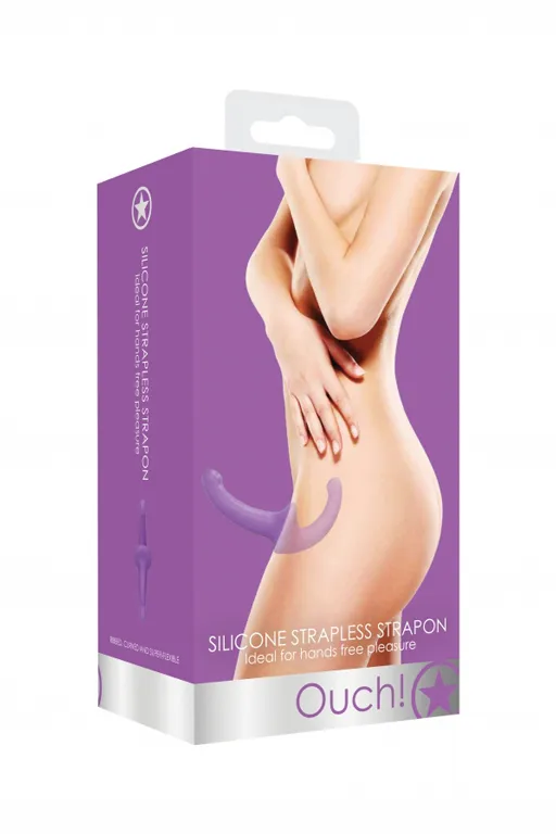 Безремневой страпон Silicone Strapless Strapon