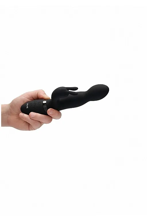 вибромассажер-кролик niva с ротацией 360 градусов и с функцией "мгновенный оргазм" в 