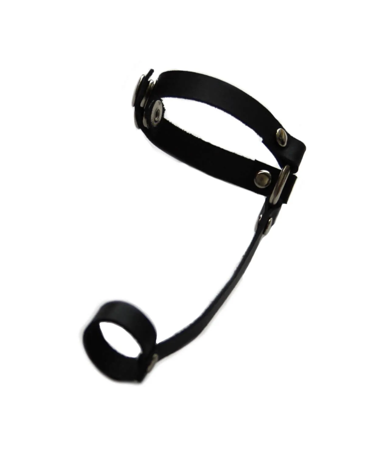 Браслет PinkRabbit на запястье и палец, черный