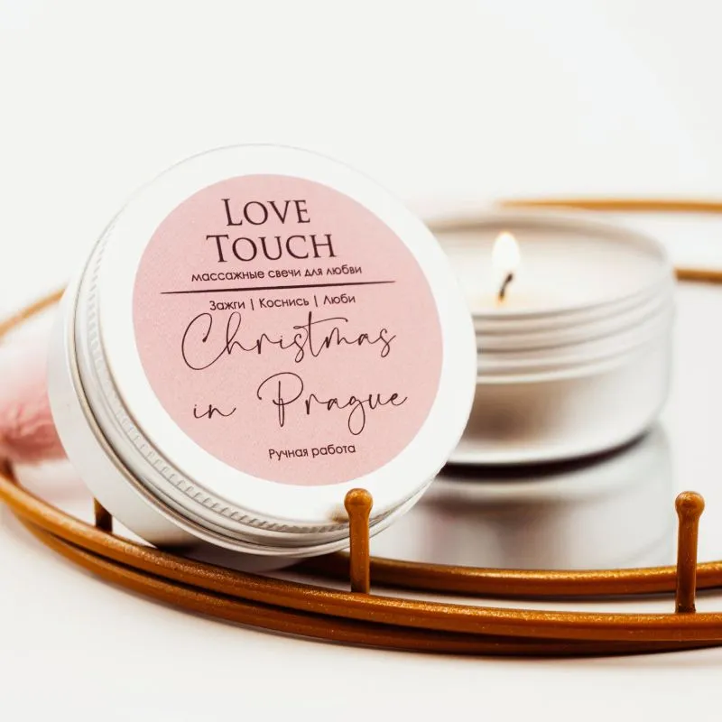 свеча массажная love touch пряный глинтвейн, 50 мл в 