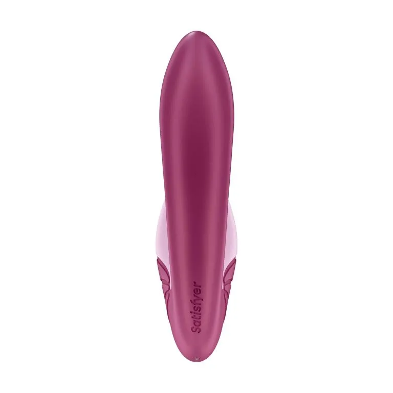 вибратор с вакуумным стимулятором satisfyer supernova (ягодный) в 