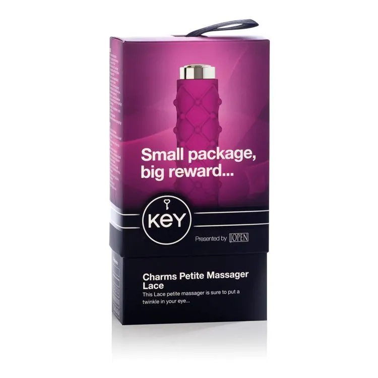 вибратор california exotic novelties key by jopen charms lace, розовый в 