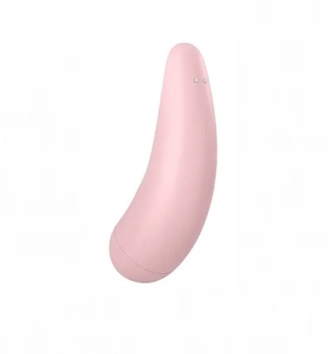 вакуумный массажер с вибрацией satisfyer curvy 2 plus pink 001852sa в 