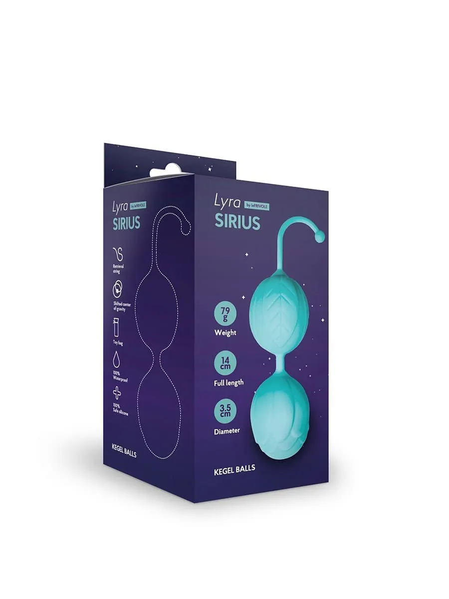 шарики кегеля со смещенным центром тяжести sirius, аквамарин в 