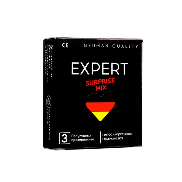 презервативы expert surprise mix №3, микс в 