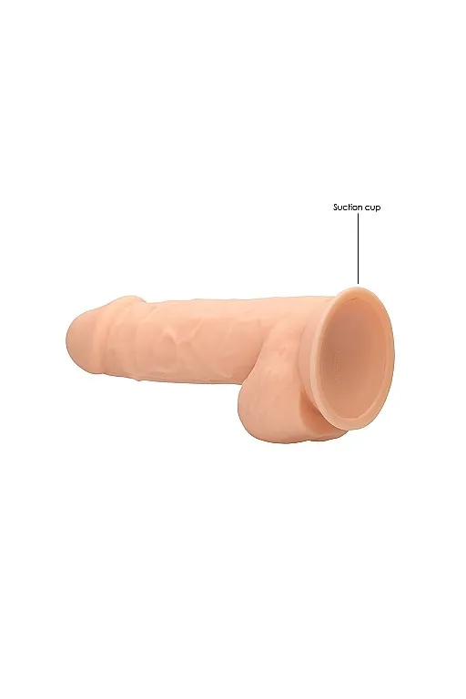 фаллоимитатор silicone dildo with balls - 22,8 см. в 
