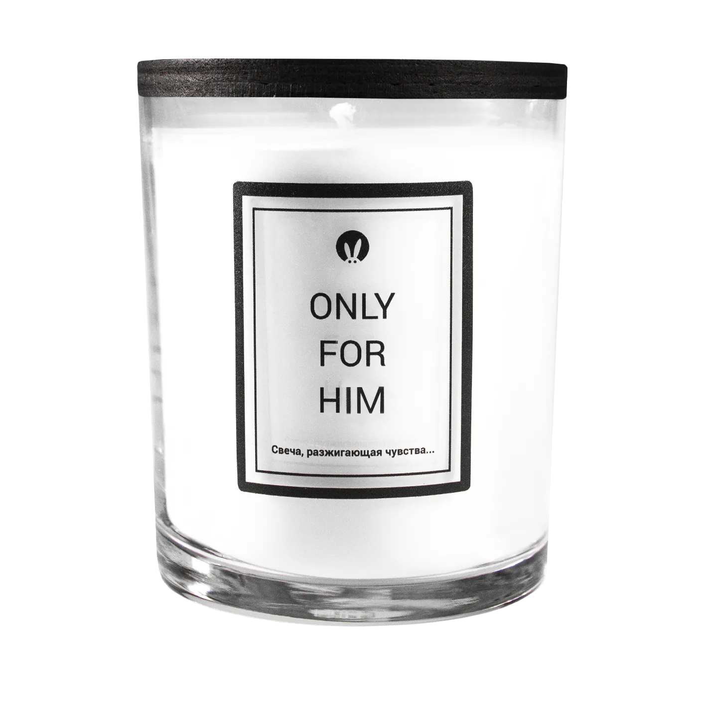 свеча pinkrabbit в стакане only for him в 