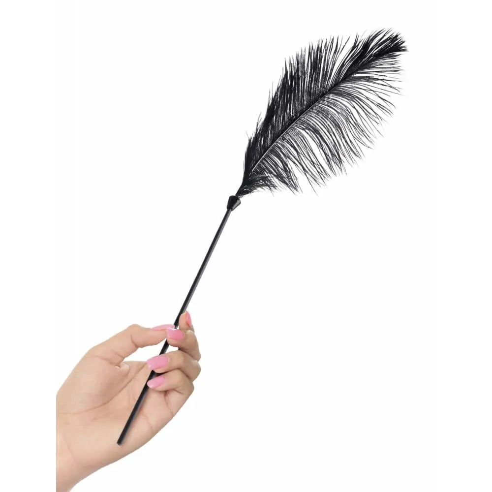 перо pipedream love plumes, черное в 