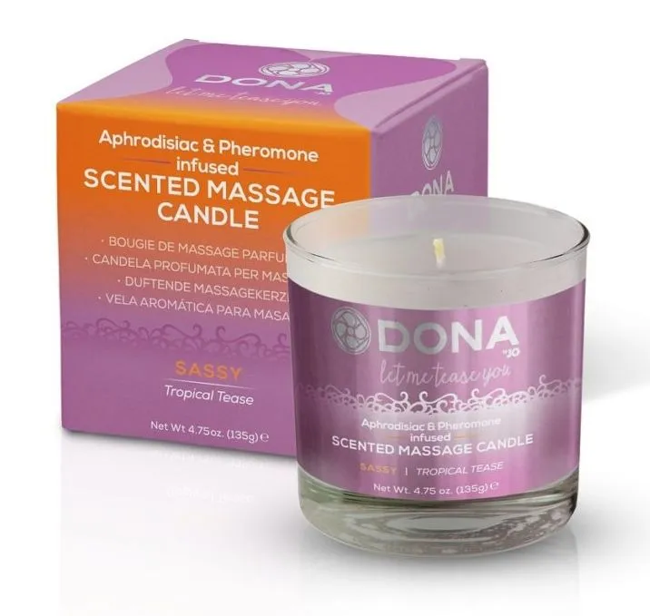 свеча массажная с феромонами system jo страсть, 135 г в 