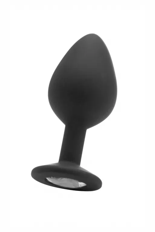 анальная пробка с кристаллом diamond butt plug (large) в 