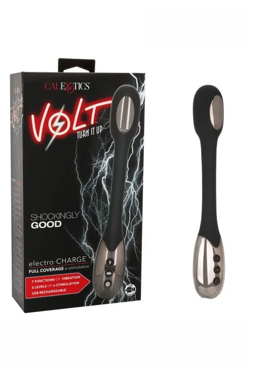 гибкий вибромассажер с электростимуляцией electro-charge в 