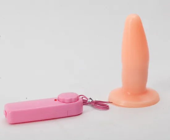 анальная пробка с вибрацией телесная 47011-mm в 