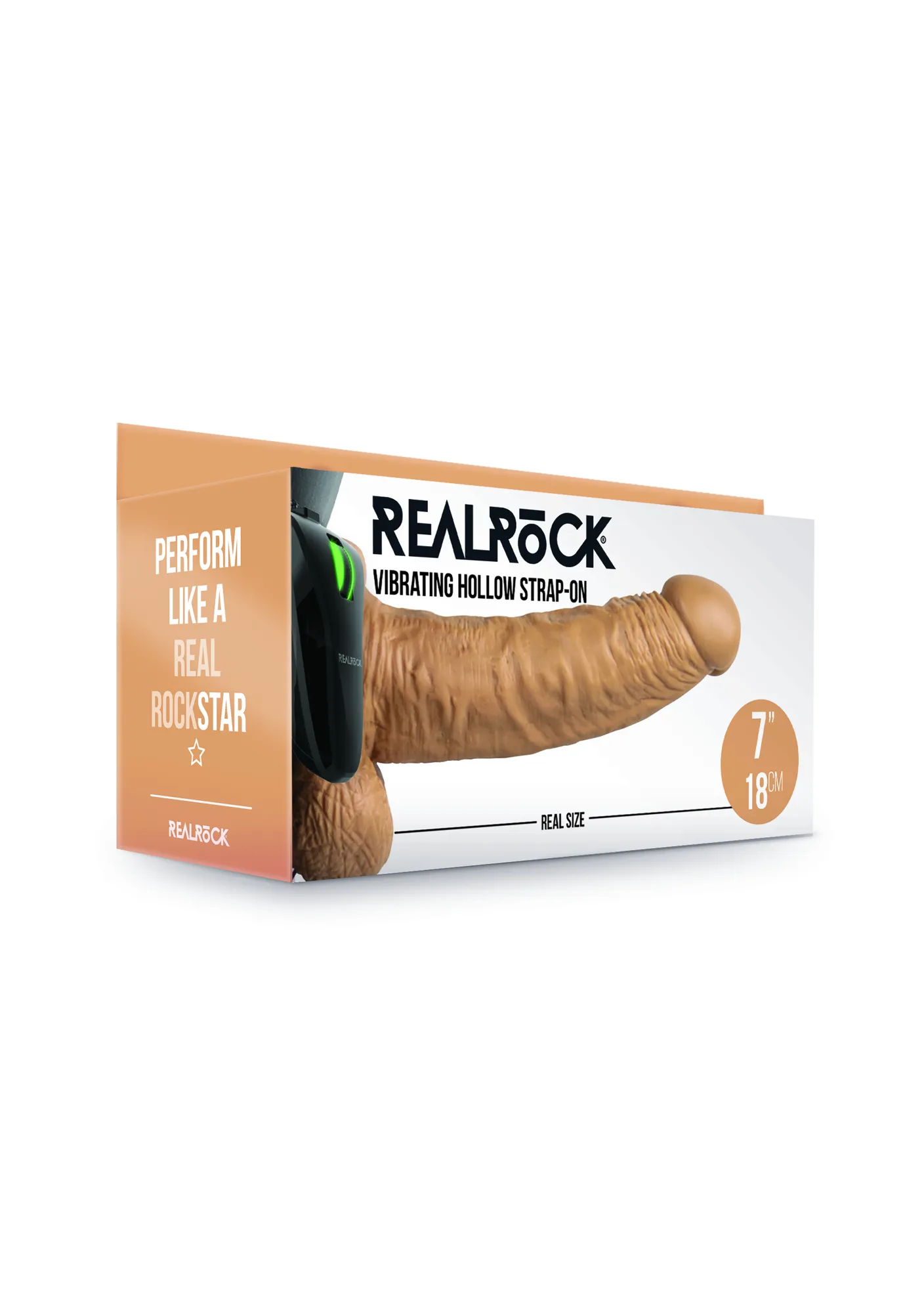 Страпон - фаллопротез с вибрацией - 18 см.